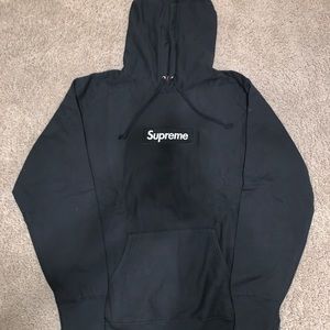 SOLD‼️Supreme Black Box Logo Hoodie
